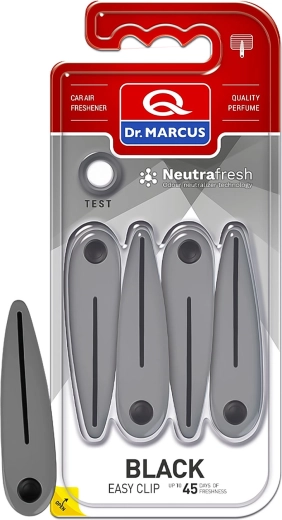 Dr. Marcus Easy Clip Black osviežovač vzduchu do auta