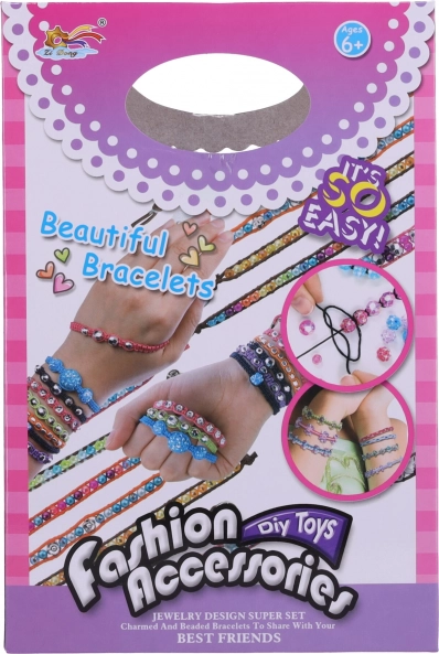 Kreatívna sada na tkanie náramkov