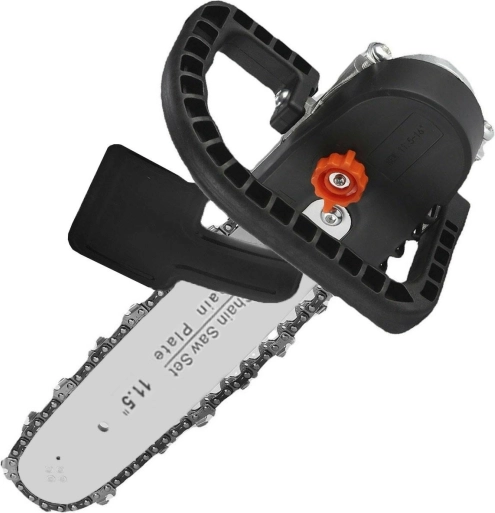 Adaptér na uhlovú brúsku na reťazovú pílu