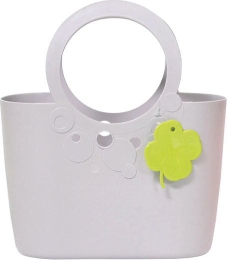 Štýlová plastová taška LILY, svetlofialová 6,4 l