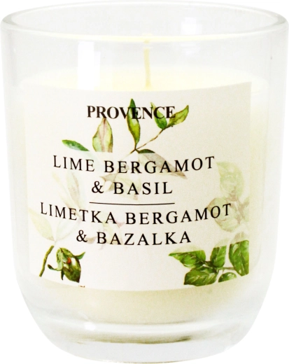 Vonná sviečka v skle limetka a bergamot 158 g