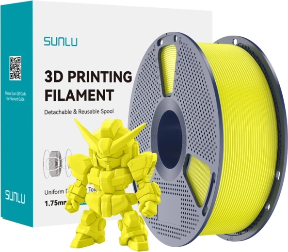 Filament Sunlu PLA+ 2.0 žltý 1,75 mm