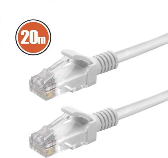 Sieťový patch kábel Cat.5e 20 m sivý