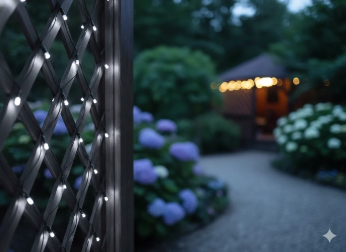 Svetelná sieť LED 2 × 2 m, studená biela, 256 LED, vnútorná aj vonkajšia