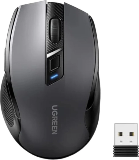 Ugreen bezdrôtová myš MU006 silent click 2,4 GHz čierna