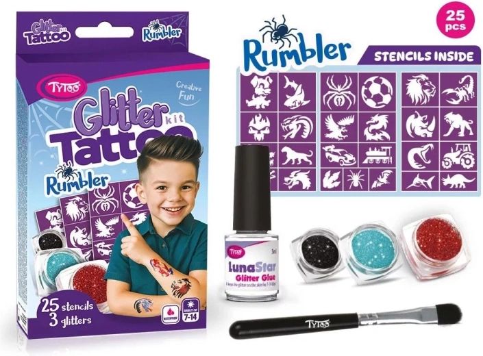 Rumbler sada trblietavých tetovaní pre deti