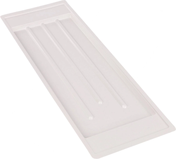 Metpol biela odkvapkávacia miska 59,5 × 20 cm pre dvojposchodový odkvapkávač 60 cm
