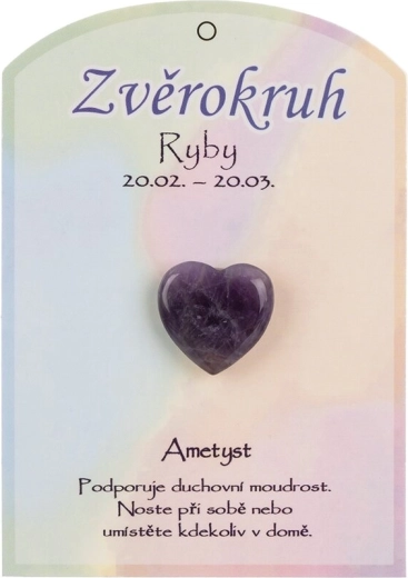Ametystové srdce Ryby