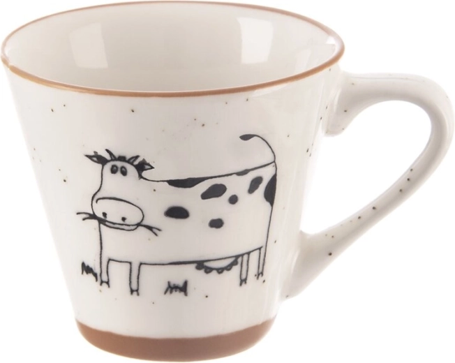 Espresso hrnček Statek s motívom kravy 70 ml