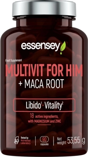 Essensey multivitamíny pre mužov s macou 90 kapsúl