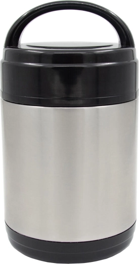 Nerezová termoska na jedlo s termo obalom a miskami 1,0 l