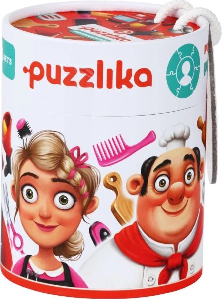 Puzzlika Profesie 2 – náučné okrúhle puzzle 21 dielov