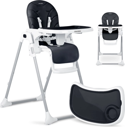 Jedálenská stolička RICOKIDS Tulo čierna