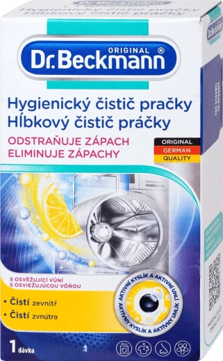 Hygienický čistič práčky s aktívnym uhlím 250 g DR. BECKMANN
