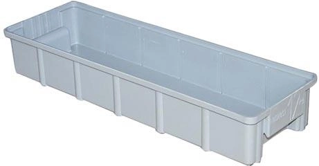 Regálová zásuvka plastová 20 × 60 × 9,5 cm, nosnosť 12 kg