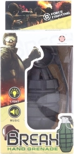 Plastový batériový granát so zvukom