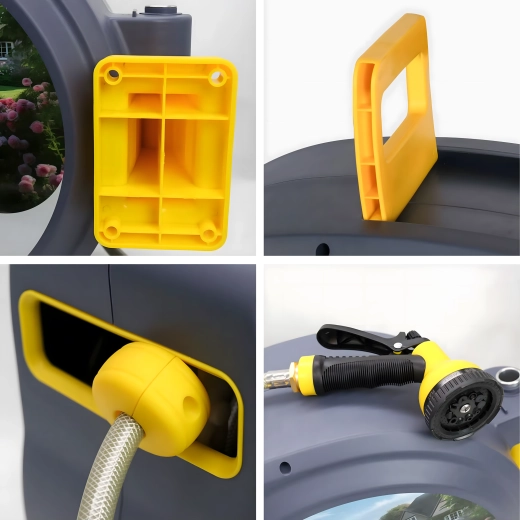 Nástenný automatický navijak na záhradnú hadicu 1/2" 30 m – sada