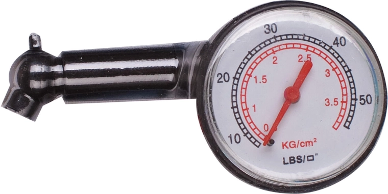Tlakomer pneumatík s duálnou stupnicou 0–3,9 bar / 0–55 psi
