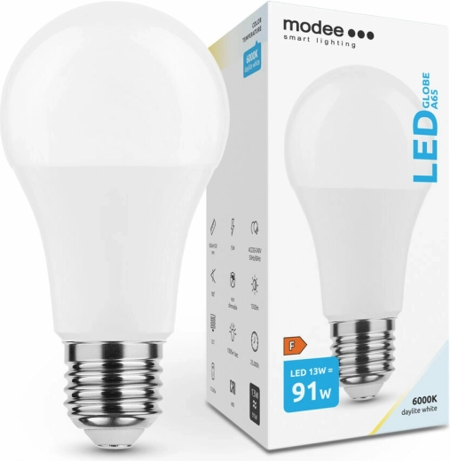 LED žiarovka Modee Smart Lighting Globe E27 13 W studená biela