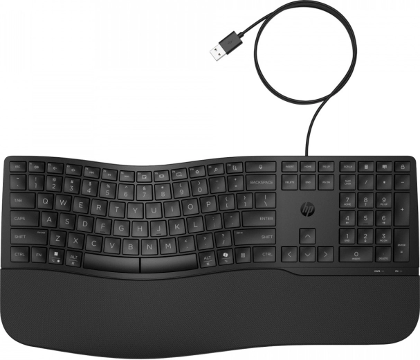 Drôtová ergonomická klávesnica HP 480 Comfort