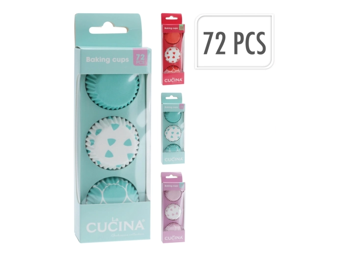 Sada 100 papierových foriem na pečenie 10,5 cm