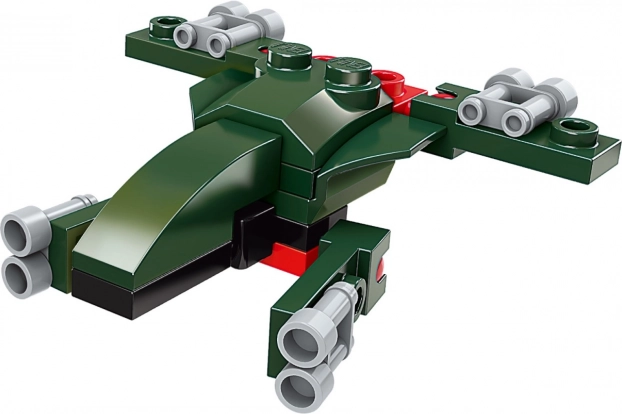 Qman Squros 3v1 bojové lietadlo Batwings – mini stavebnica