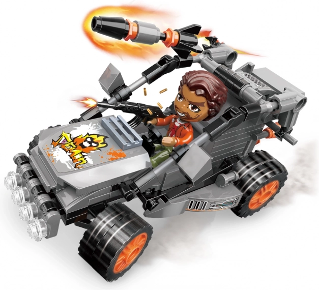 Qman MineCity Policajná Úniková Motokára