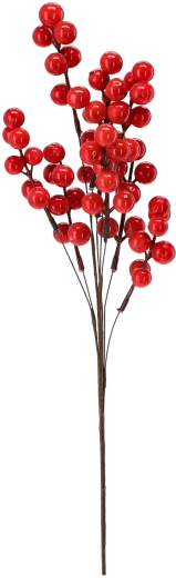 Dekoratívna vetvička s jarabinou 50 cm