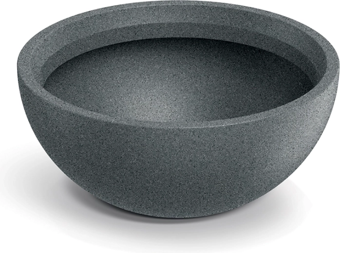 Kvetináč Molio Bowl 38 cm v granitovo sivej