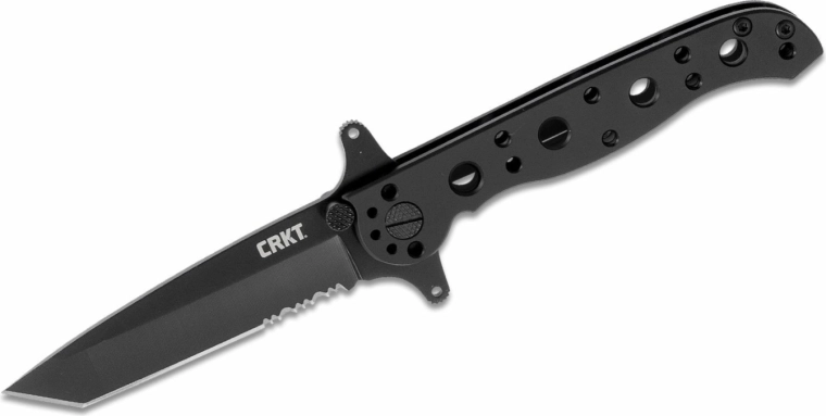 Taktický vreckový nôž CRKT M16-10KSF Tanto, čierny, nehrdzavejúca oceľ