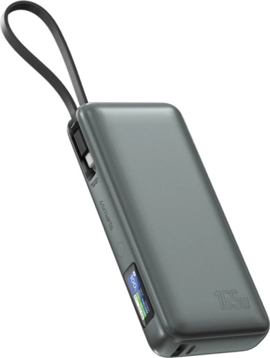 Powerbanka Enterprise 20000 mAh 165 W s integrovaným káblom USB‑C a LCD