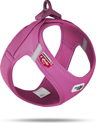 Curli Air-Mesh postroj so sponou pre psov, fuchsia 3XS (1,5–3 kg)