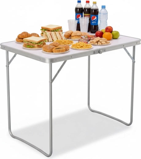 Skladací turistický stôl 80 × 60 × 70 cm
