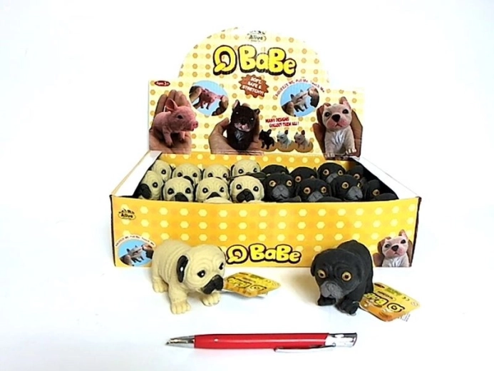 Dekoratívna figúrka buldog s bodkami 10 cm