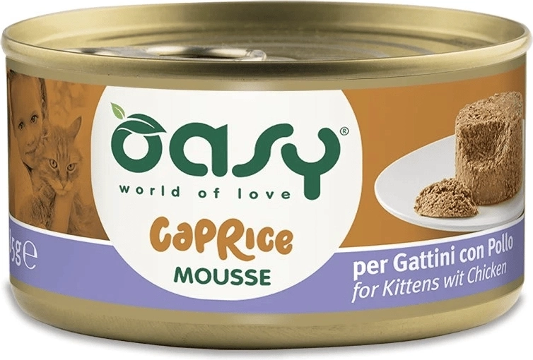 Oasy mousse pre mačatá s kuracím 85 g