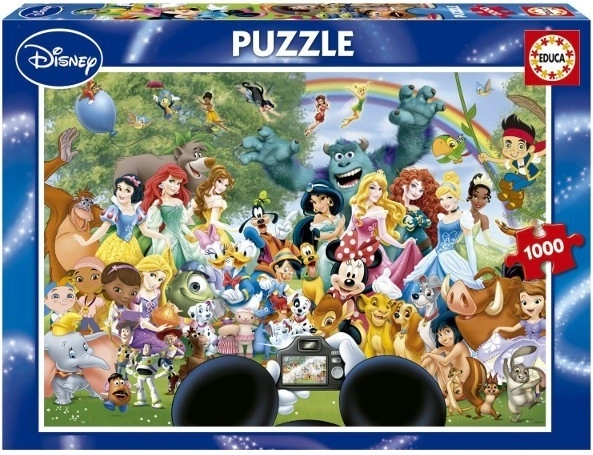 Educa puzzle Úžasný svet Disney II 1000 dielikov