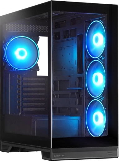 PC skrinka Vista max ATX s ARGB ventilátormi