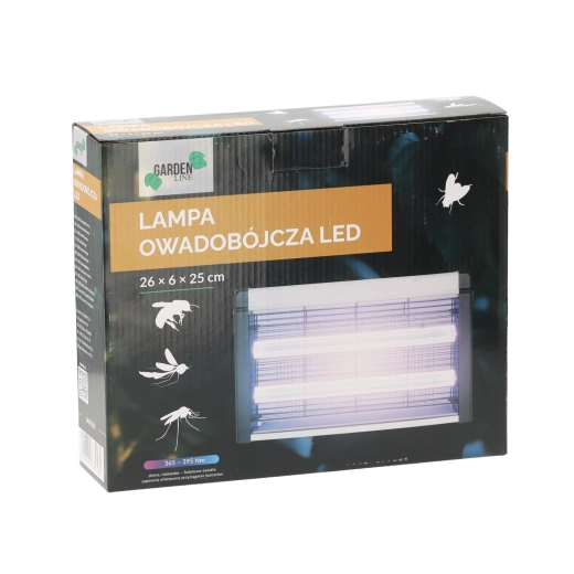 LED lapač hmyzu 26 × 6 × 25 cm, 4 W
