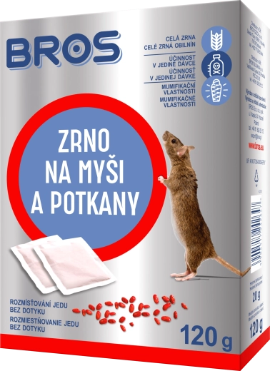 Bros zrno na myši a potkany 120 g