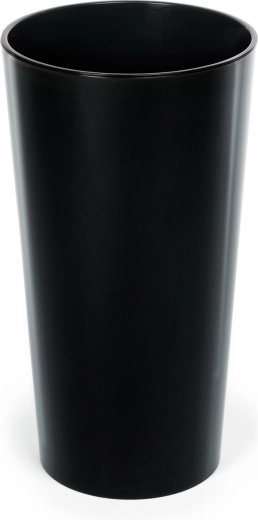 Kvetináč Lilia 25 cm čierny s vložkou