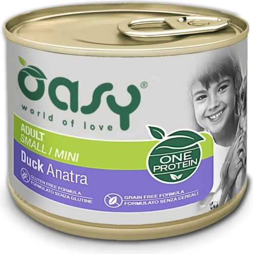 Oasy One Protein Adult Small/Mini kačacia paštéta 200 g