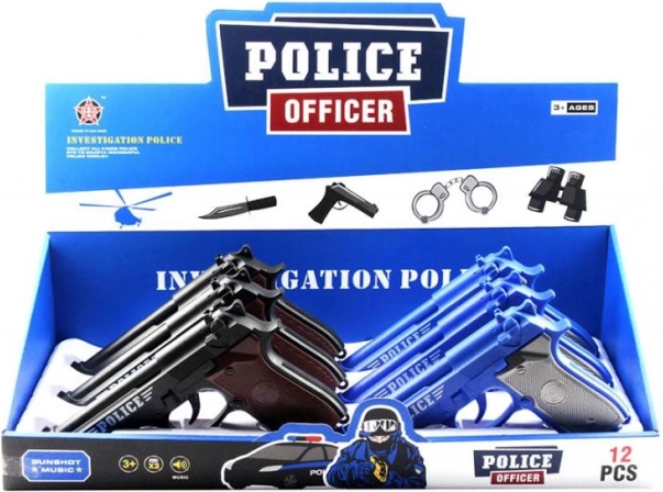 Pistole so zvukom streľby pre deti MAC TOYS