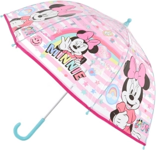 Priesvitný manuálny dáždnik MINNIE
