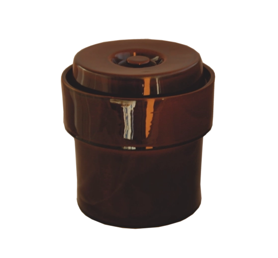 Hermeticky keramický hrniec na kvasenie 5 l s vodným žliabkom