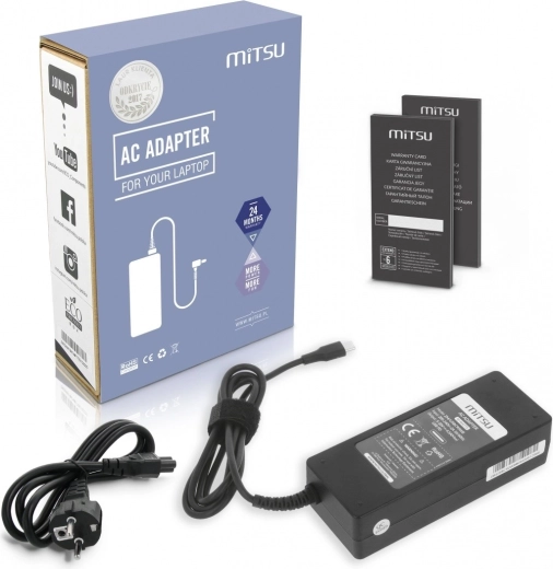 Nabíjačka a napájací adaptér Mitsu 90 W USB‑C Power Delivery