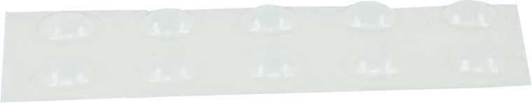 Samolepiace priehľadné polguľaté dorazy 6,4 × 1,6 mm (10 ks) BS-40