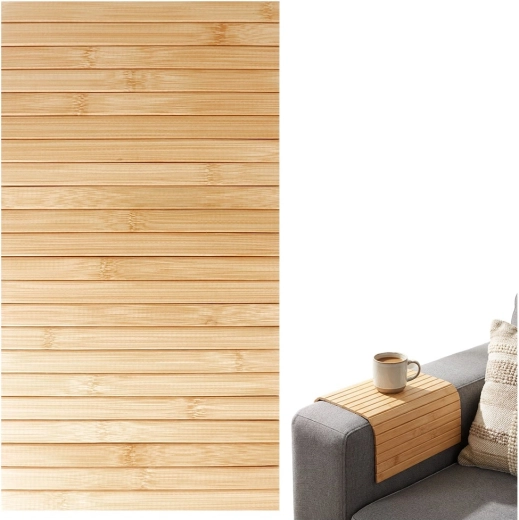 Bambusová rolovacia podložka na stôl 44 × 24 cm