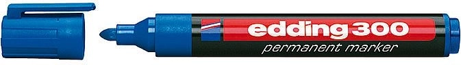 Priemyselný permanentný popisovač modrý Edding 300