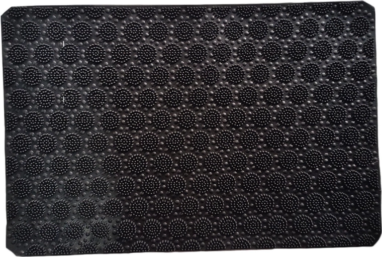 Gumová rohož 40 × 60 cm čierna