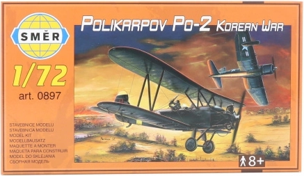 Model lietadla Směr Polikarpov Po-2 (kórejská vojna) 1:72